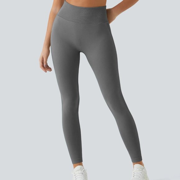 Halara Seamless Flow High Waisted Scrunch Butt Lifting Leggings 7/8 Length XS‎ - Picture 1 of 13